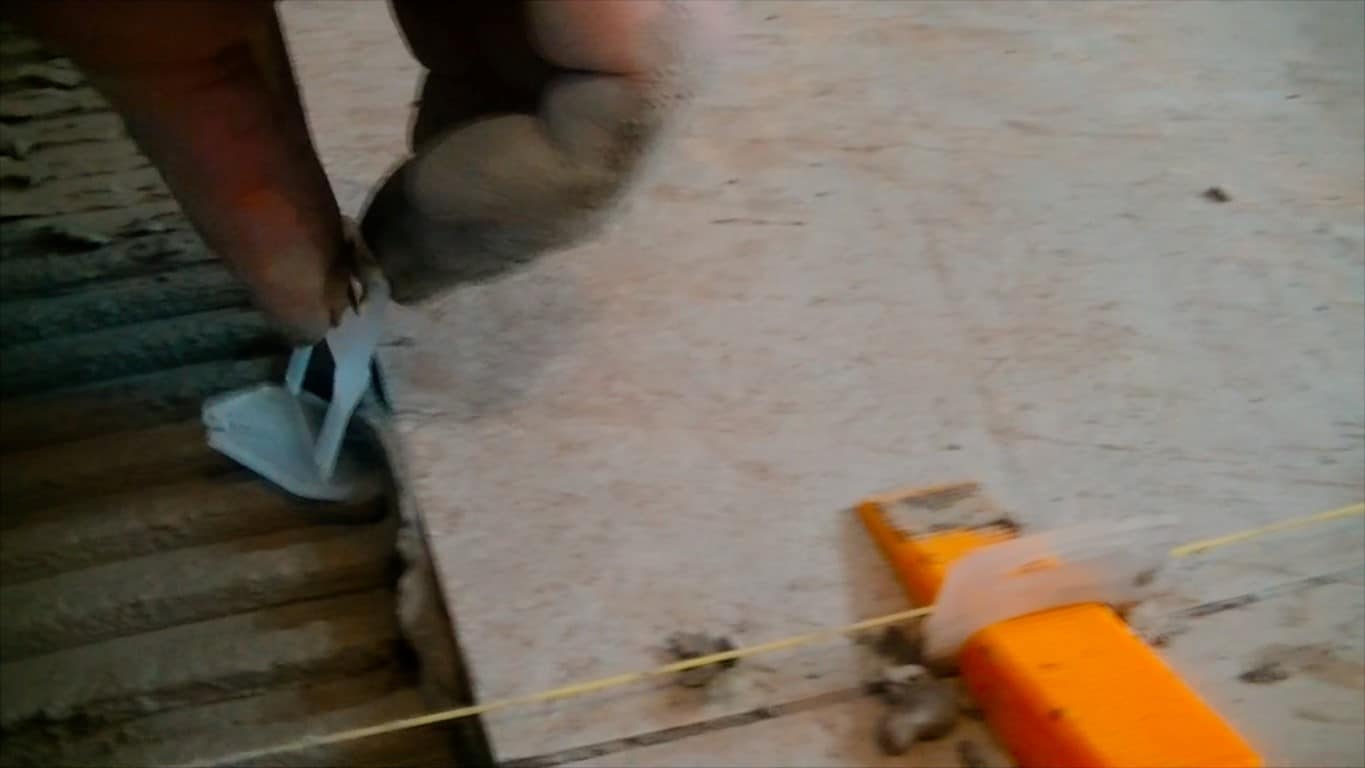 Pisos Sistema para facilitar la nivelacion de pisos